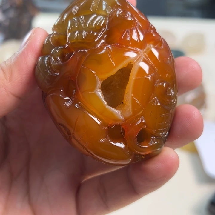 玛瑙/玉髓吊坠(不含链)未镶嵌