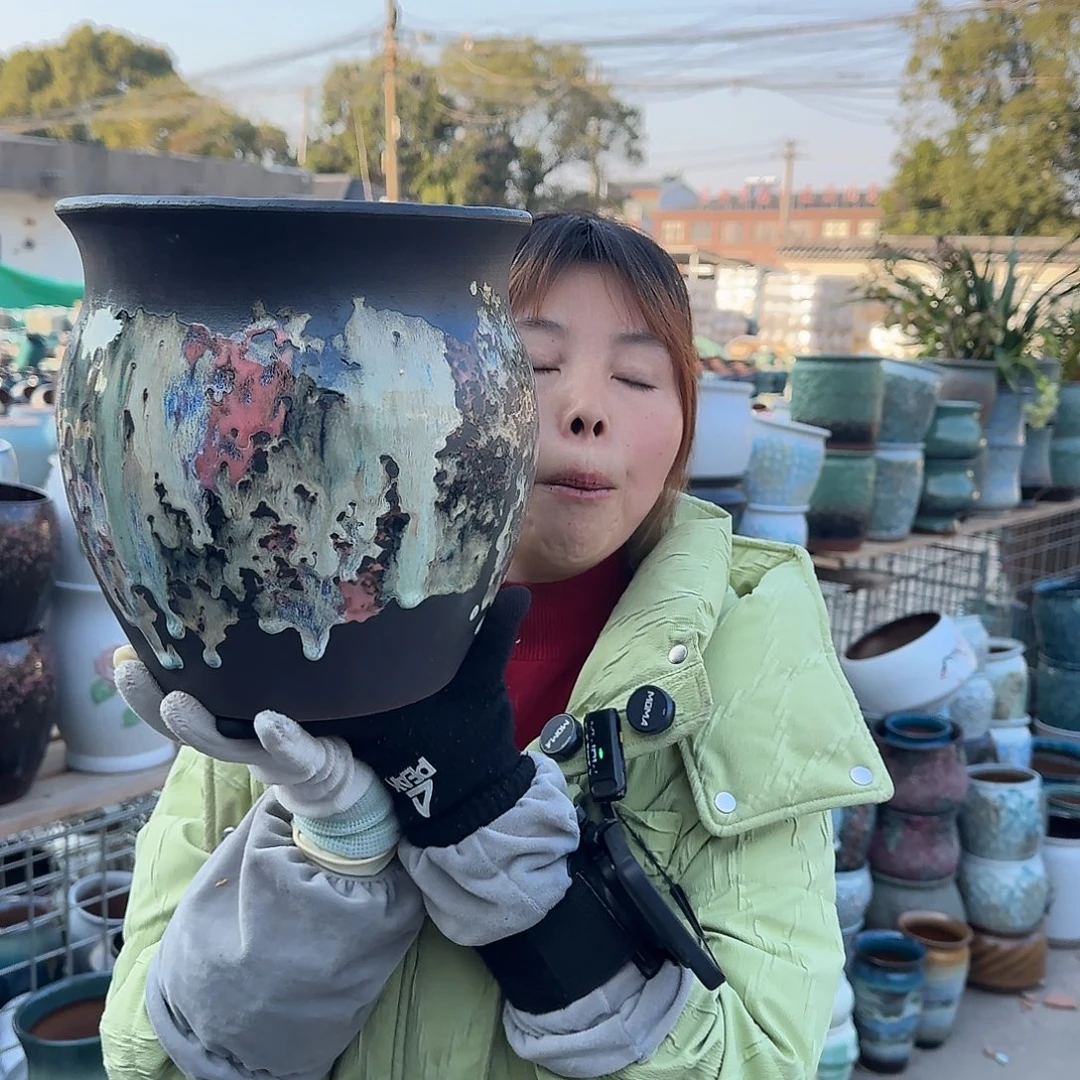 王嫂花盆1227-105高23口21