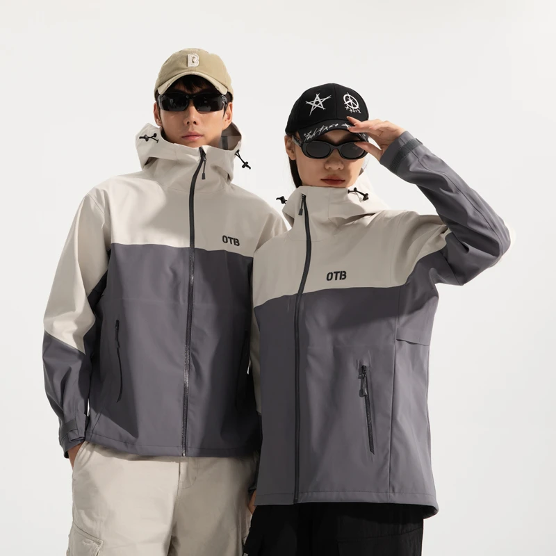 OTB秋冬新款时尚户外男女同款冲锋衣OTB010081 SH