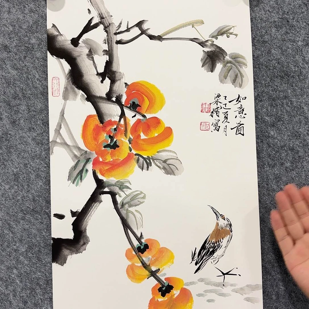 国画国画作品花鸟