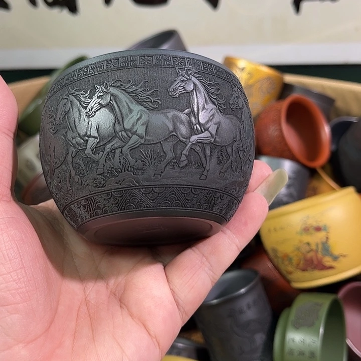 茶杯紫砂全手工紫砂主人杯