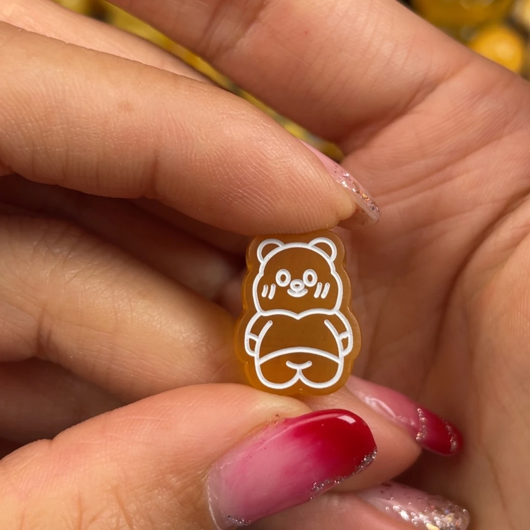 琥珀裸石未镶嵌蜜蜡