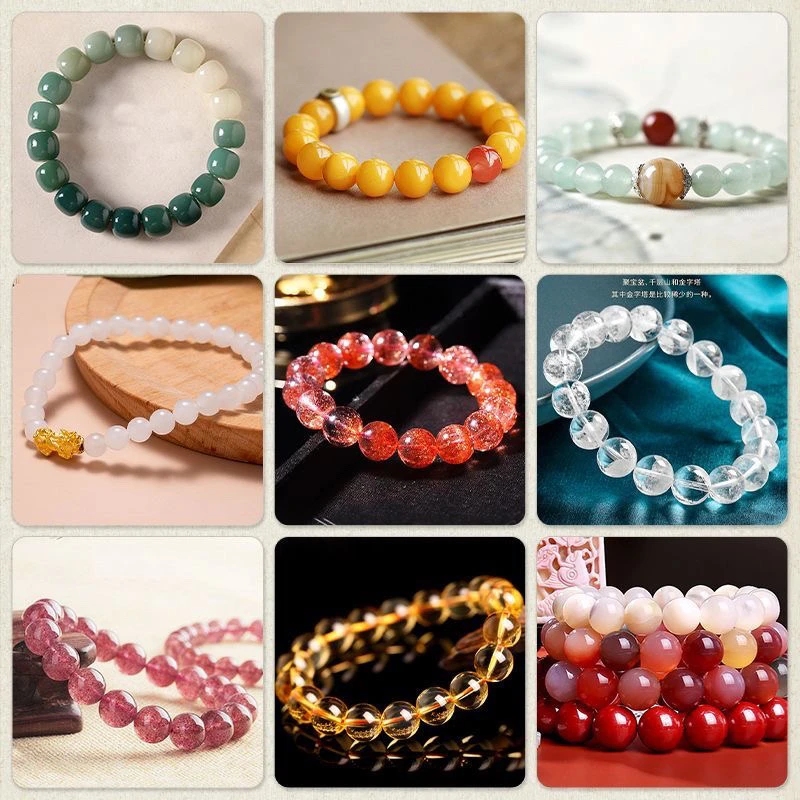 天然水晶饰品DIY原创，直播链接请勿直接下单