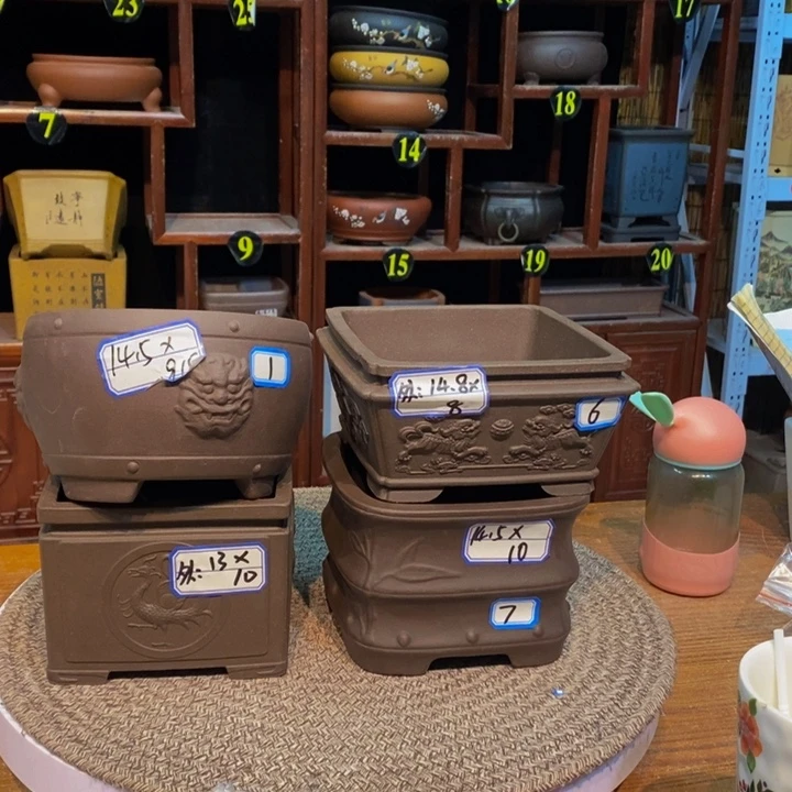 紫砂花盆紫砂花盆