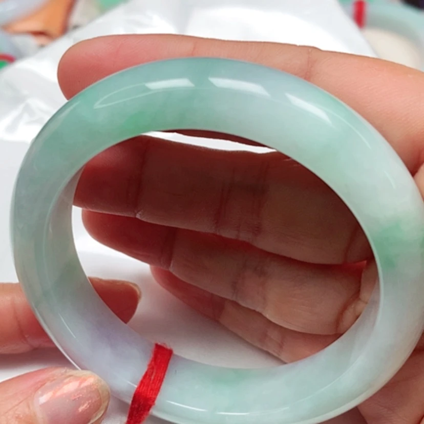 【闪购商品】翡翠手镯未镶嵌冰飘花031木