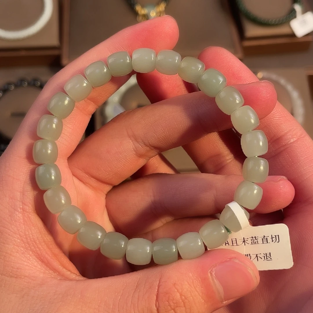 未镶嵌手链和田玉堂**德