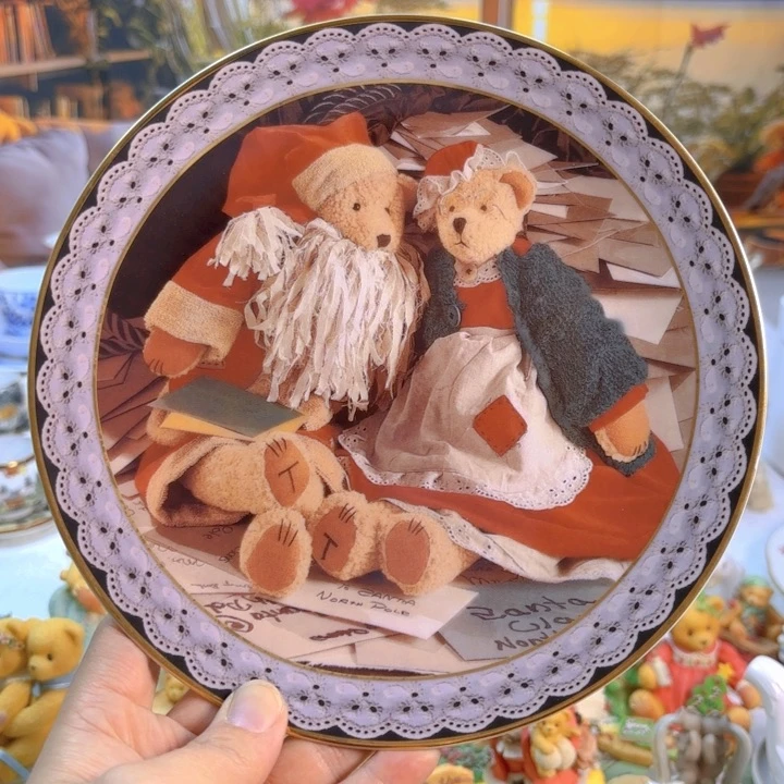 摆件欧洲中古瓷器好看冲鸭！