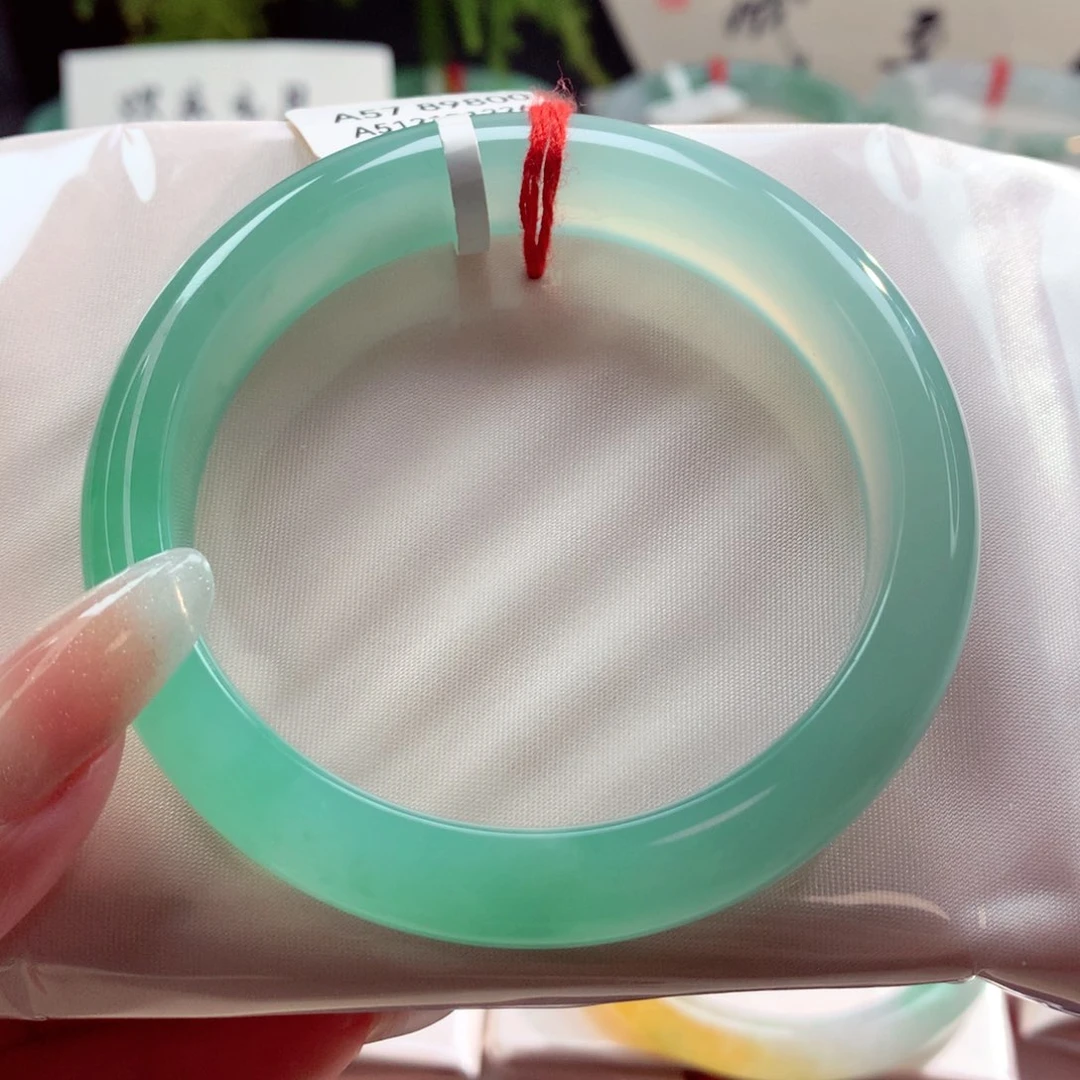 未镶嵌手镯翡翠57.7正圈（35号）