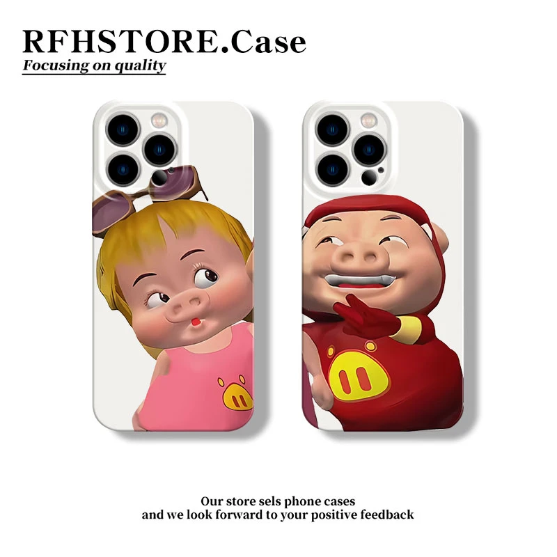 闪度侠菲菲公主猪猪侠适用iPhone17菲林手机壳华为vivo小米oppo套