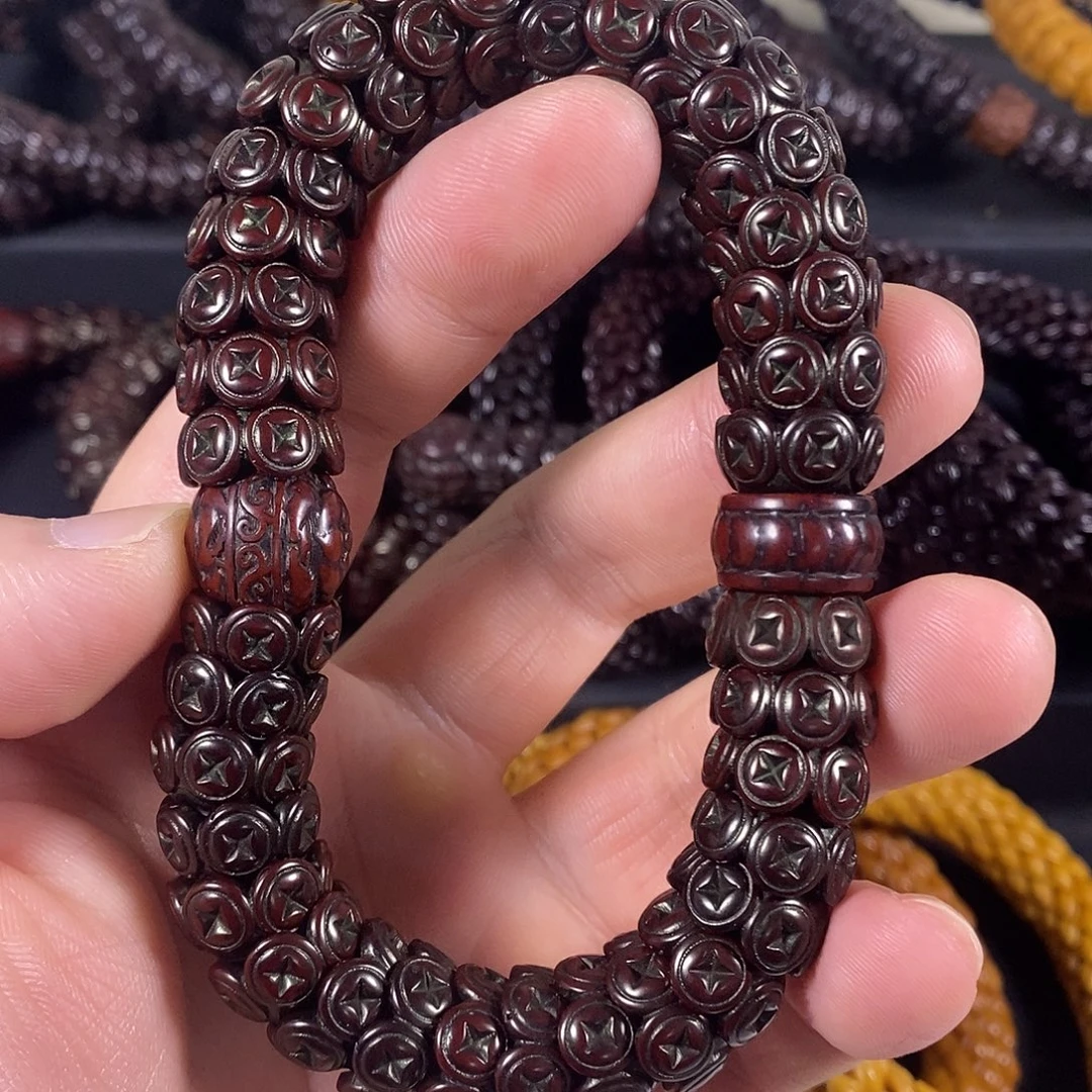 紫金鼠手串配饰钱币15