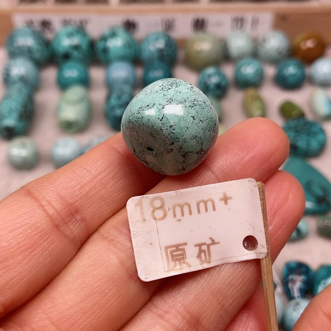 未镶嵌绿松石珠宝半成品