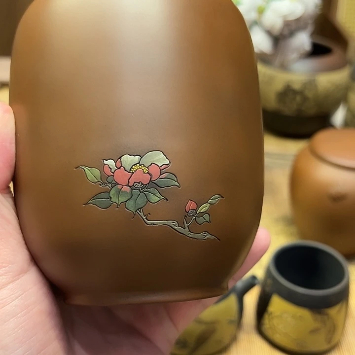 五**扬普璞老师山茶花装饰花器