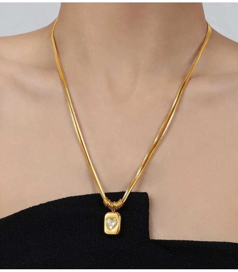 亚克力项链 颈链欧美法式日韩原创设计植物花卉项链