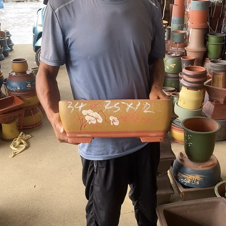 紫砂花盆紫砂花盆