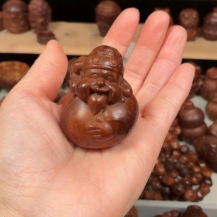 千***苦库克吊坠库克雕刻财爷手把件