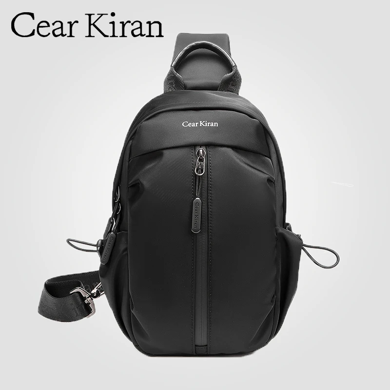 Cear Kiran户外拉链斜挎包新款胸前包外出随身小包男士胸包
