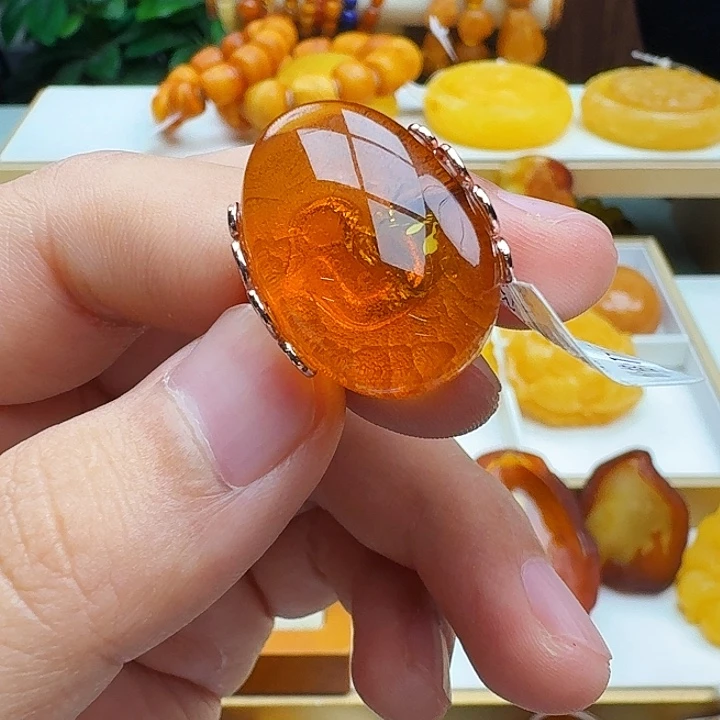 未镶嵌颈饰琥珀天然保真假一赔十
