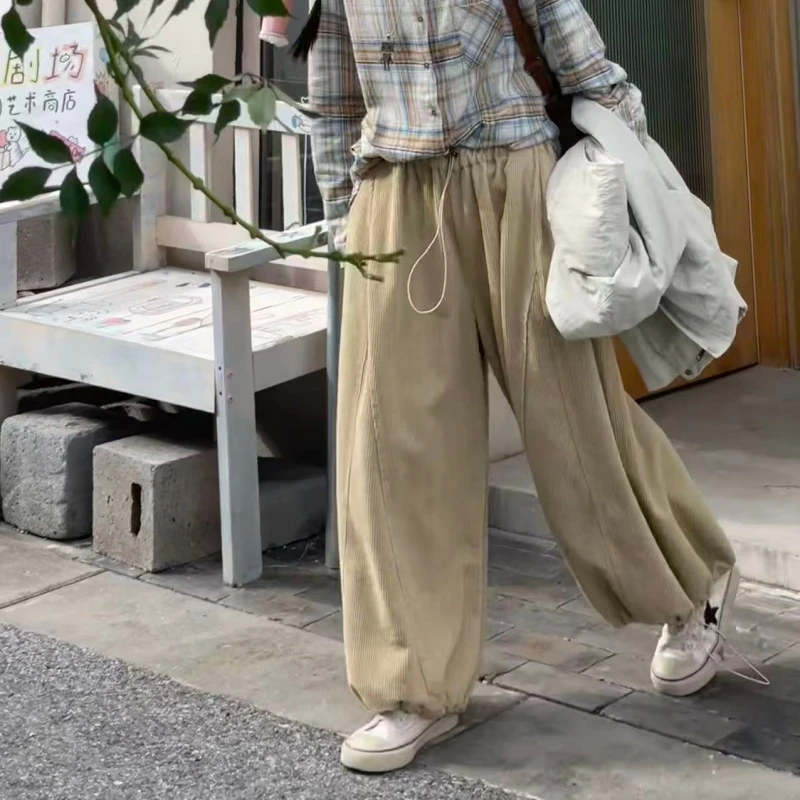 秋冬新款慵懒风宽松版百搭阔腿裤451170款