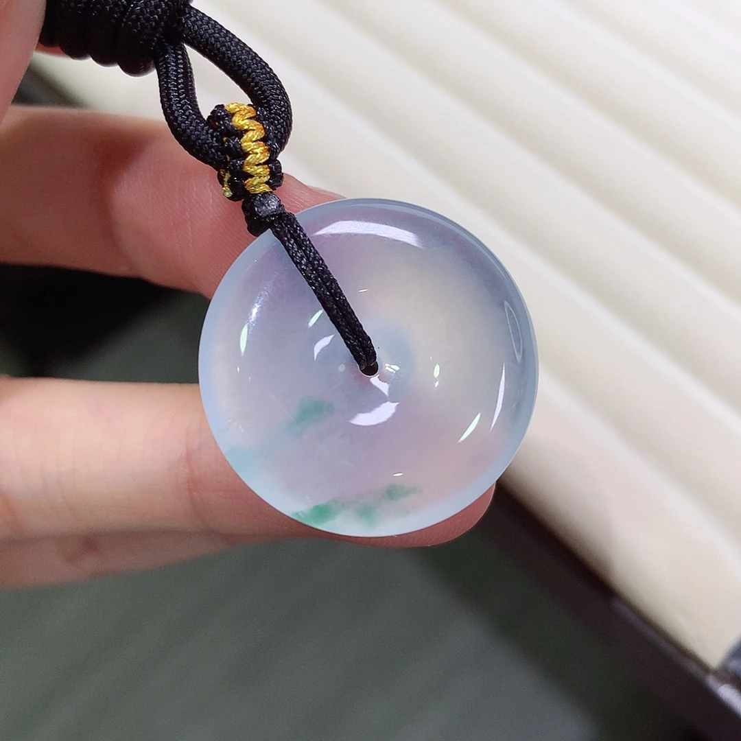 翡翠未镶嵌颈饰24.3-5.8