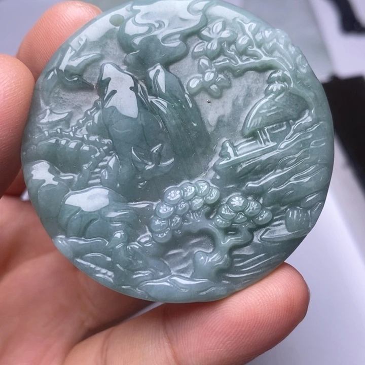颈饰未镶嵌翡翠翡翠