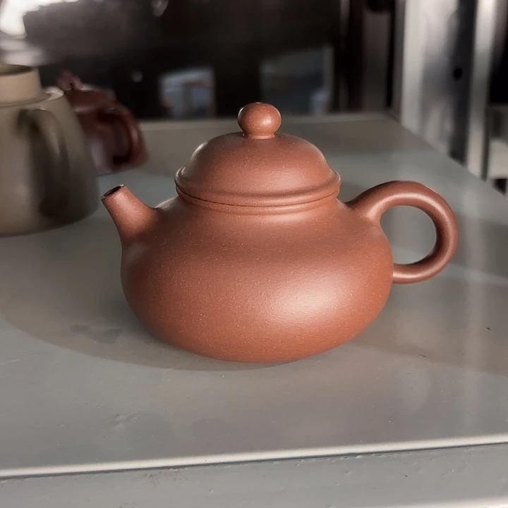 容天紫砂壶老紫泥150cc薄胎