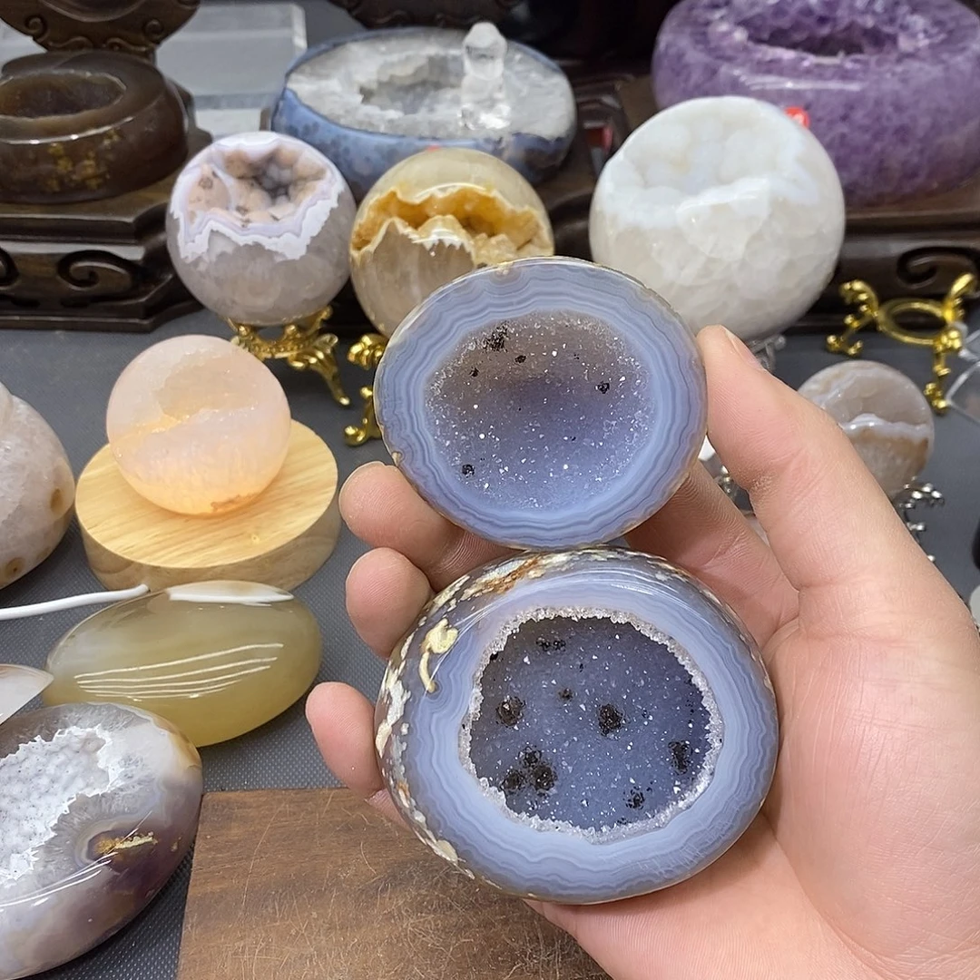 摆件未镶嵌紫晶聚宝盆