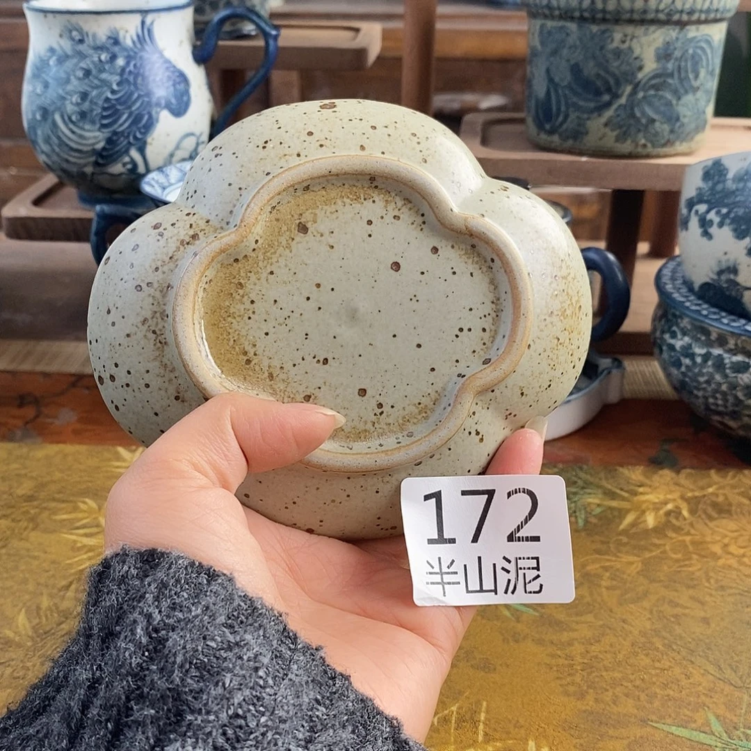 陶手工手绘青花高温陶瓷