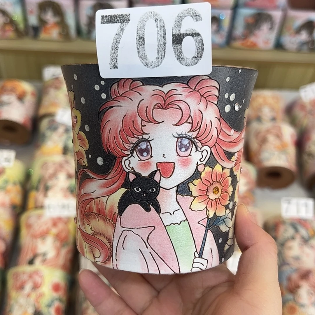 景德镇炫彩手绘口10.5高10