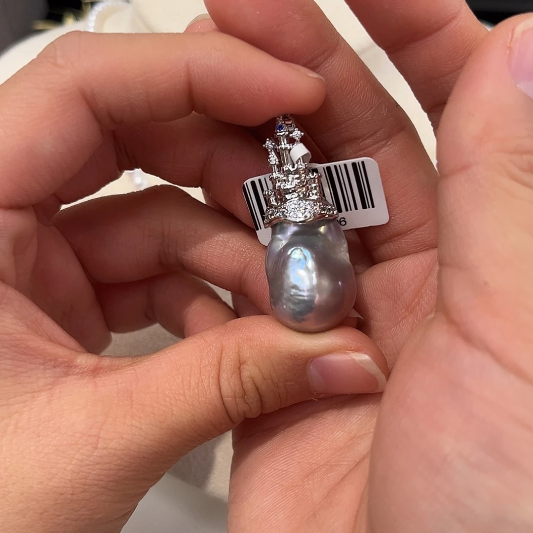 耳饰淡水珍珠合金