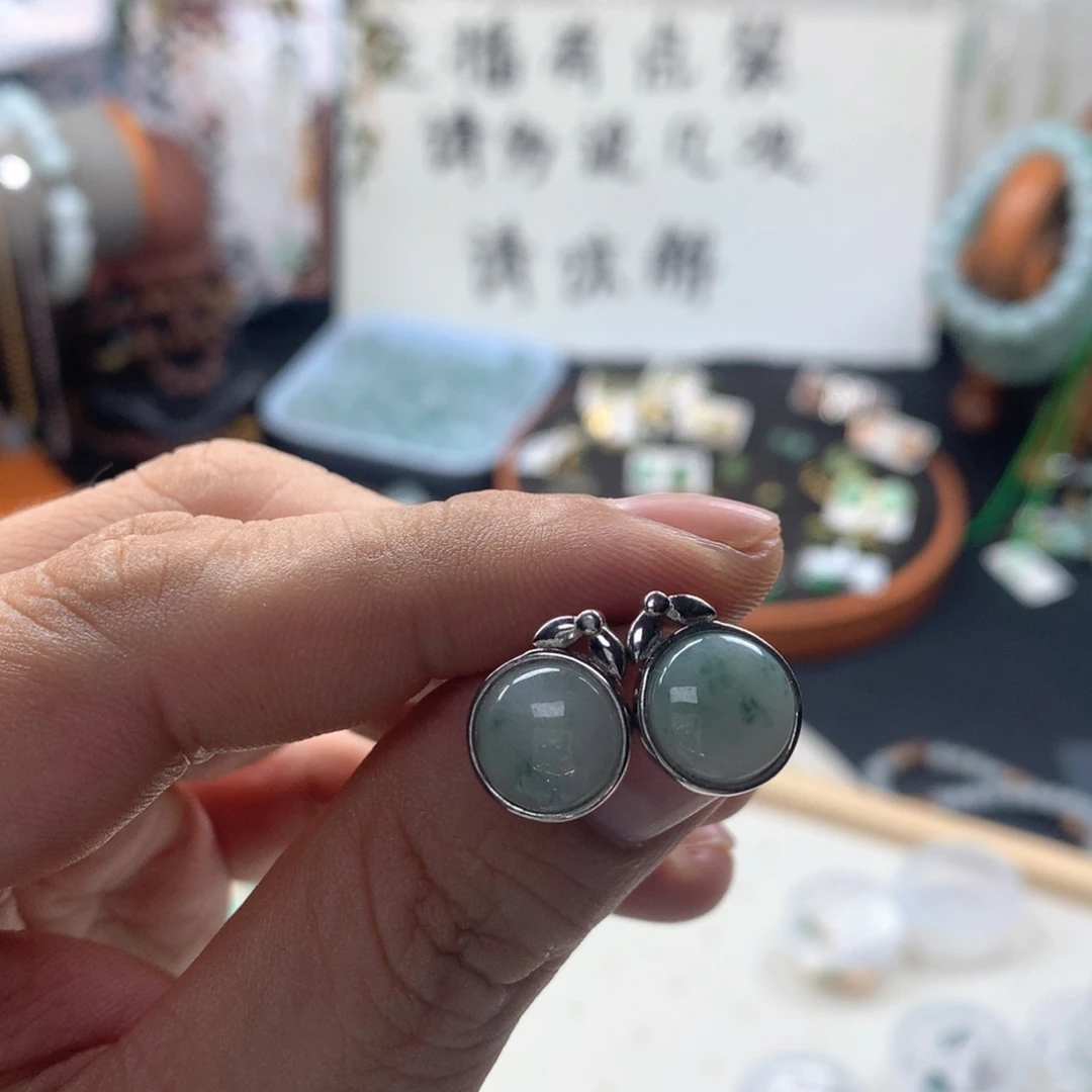 颈饰银S925镶嵌翡翠?*愿