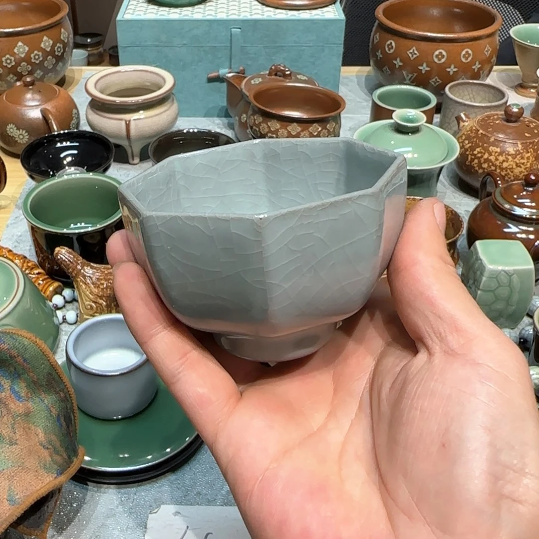 小金茶具青瓷茶器
