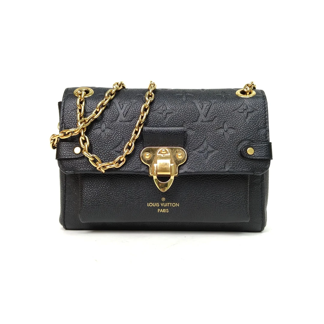 95新 LouisVuitton/路易威登 【娇】VAVINBB黑色皮革C2020 518740