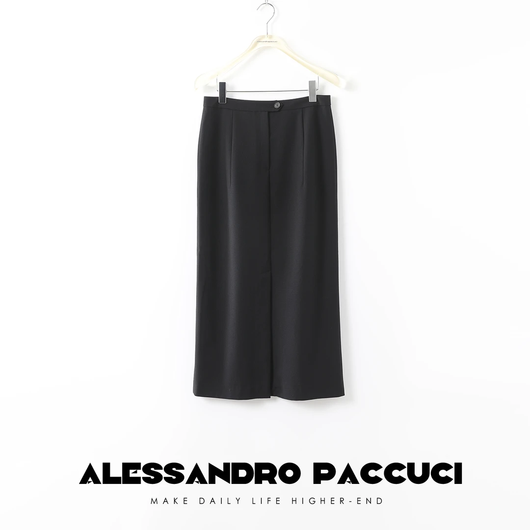 AP洛哥23445 SS【全羊毛】高奢干爽骨感利落半身裙