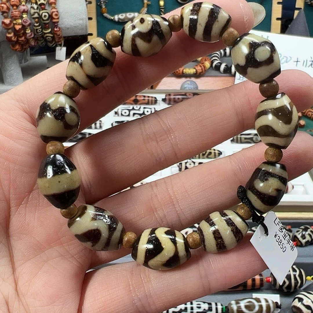 玛瑙/玉髓未镶嵌珠宝半成品老冯达洛手串单珠350/颗