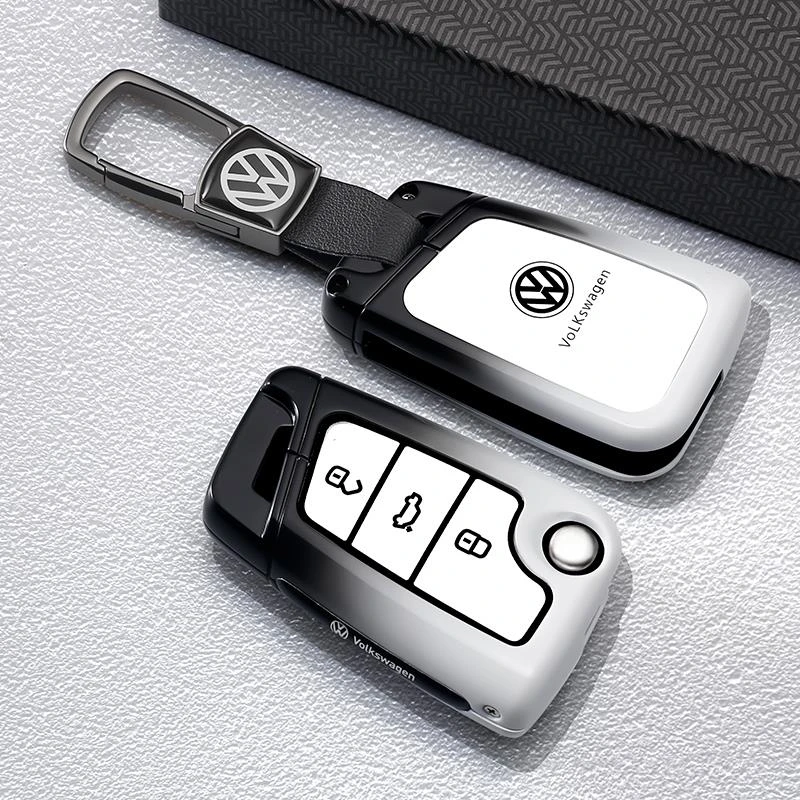 大众探岳钥匙套25/24款专用300扣330豪华版探岳X高级汽车金属包壳