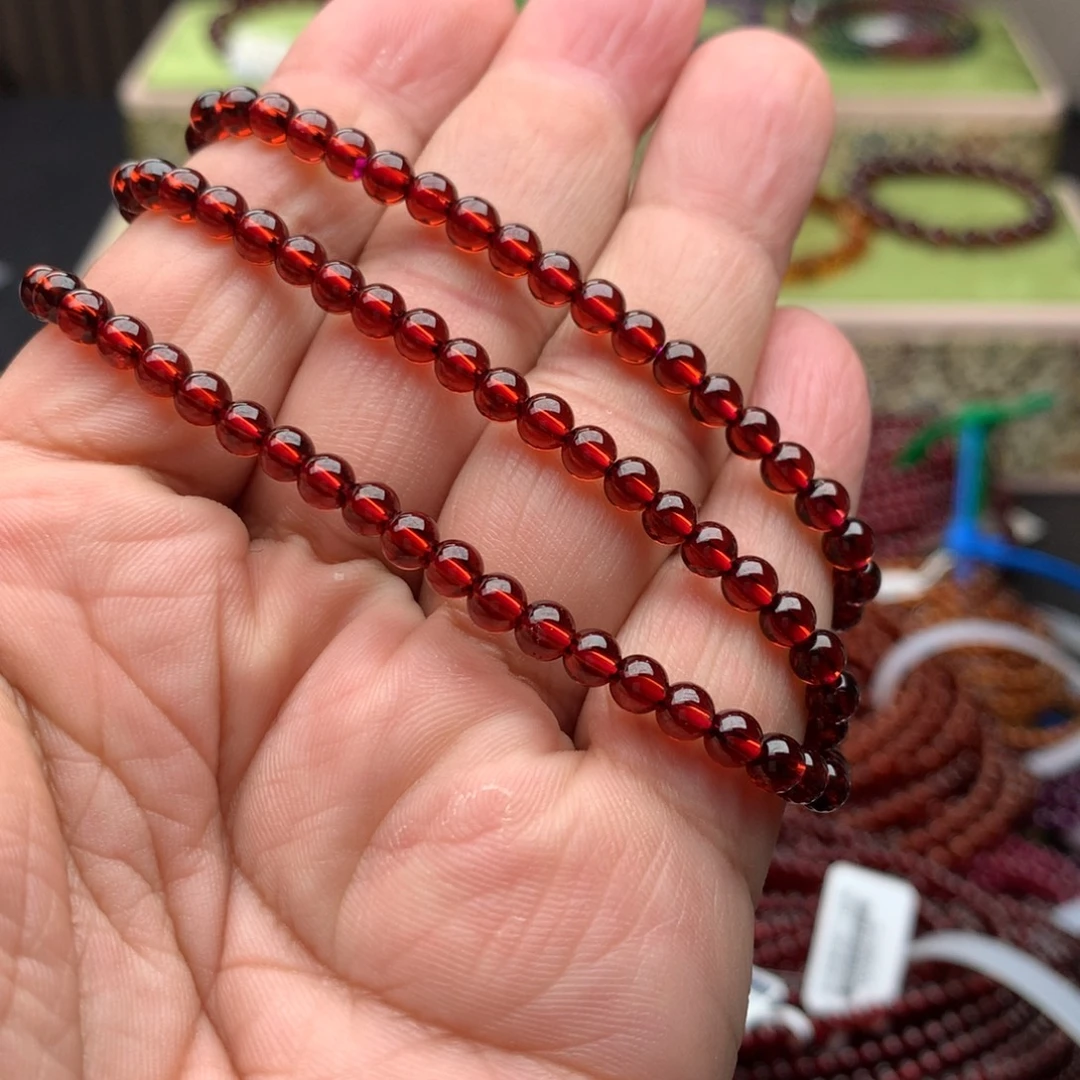 手串未镶嵌石榴石4.6