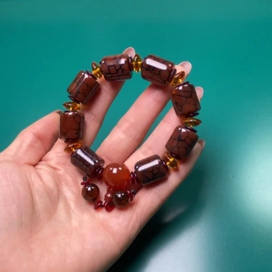 玛瑙/玉髓未镶嵌手链