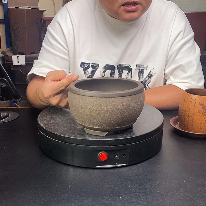 紫砂花盆货号一只K4
