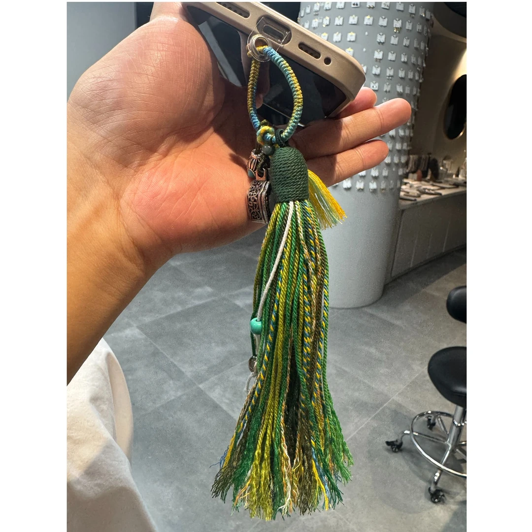 铜合金吊坠 张总自留嘎乌盒国潮新中式流苏时尚挂件吊坠