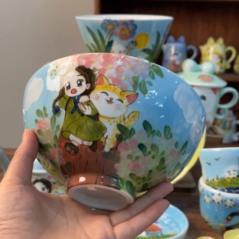 炉景德镇釉下手绘陶瓷