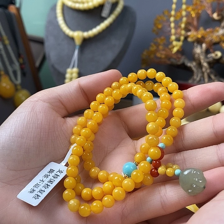 裸石琥珀未镶嵌多圈