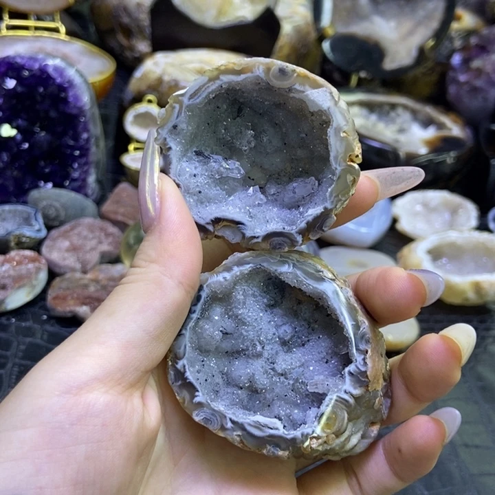 未镶嵌珠宝半成品水晶蚕丝盆