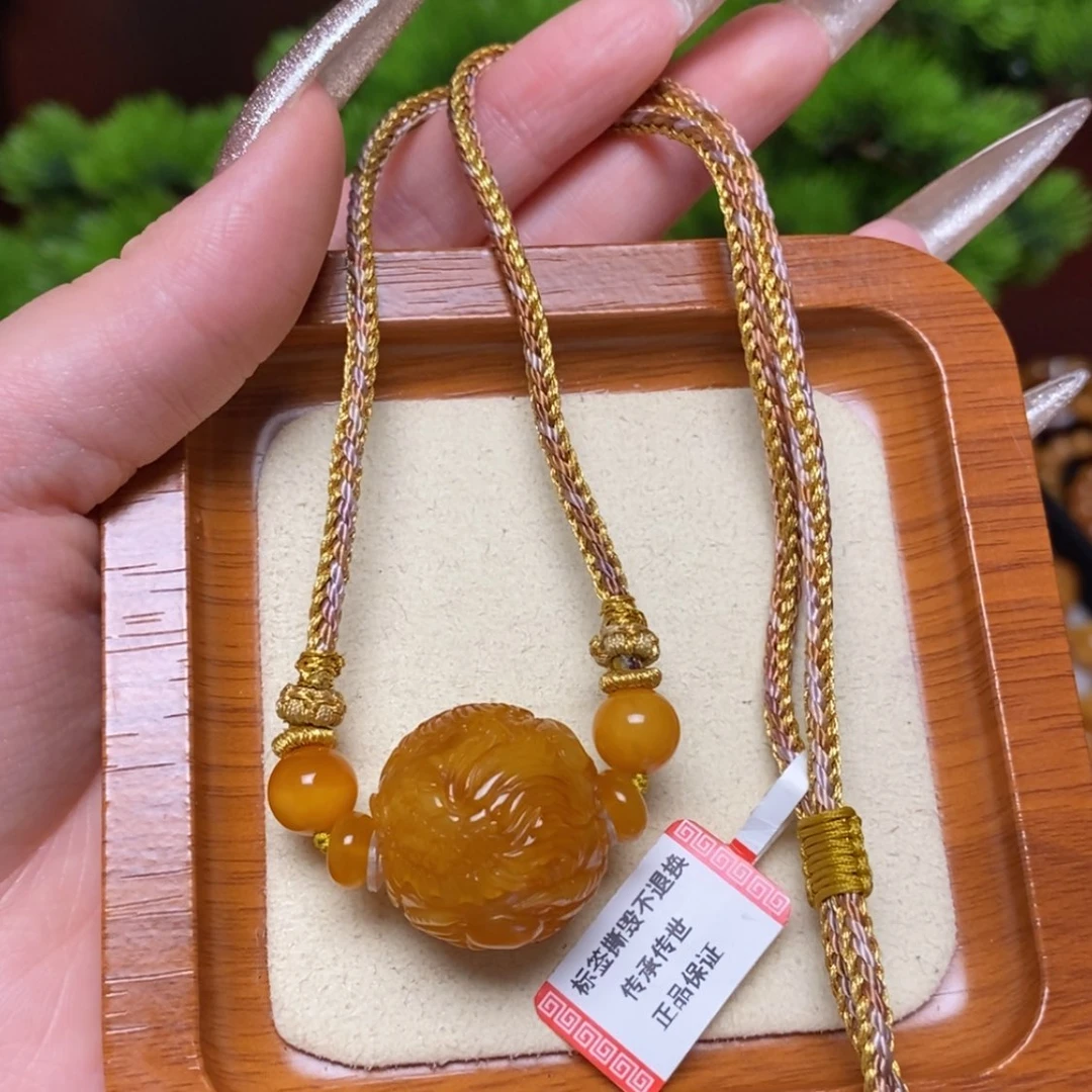 【闪购商品】未镶嵌颈饰蜜蜡项链
