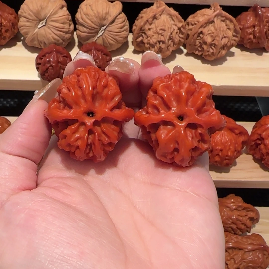 吊坠文玩核桃玉化苹果园36精品1842