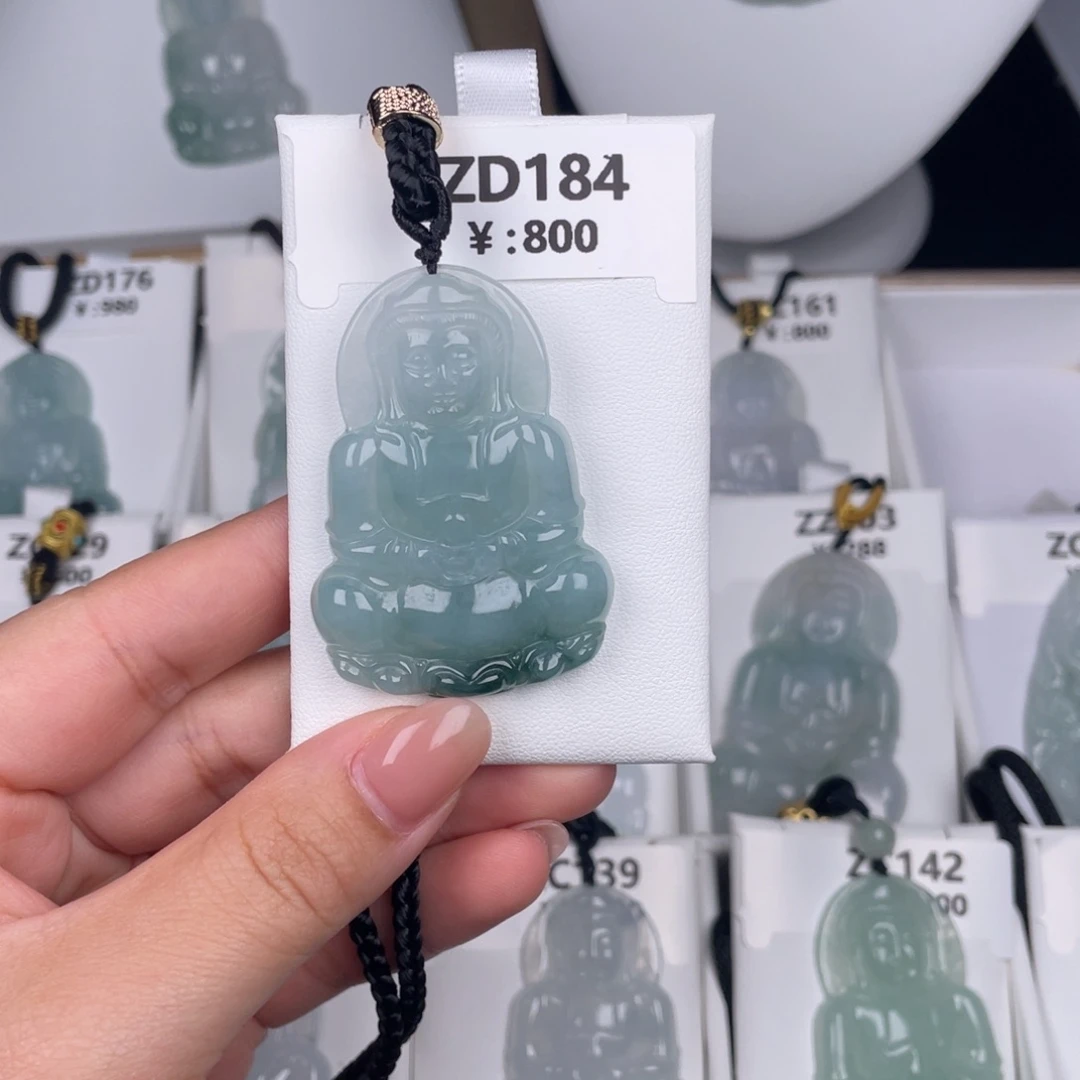 翡翠未镶嵌颈饰zd184