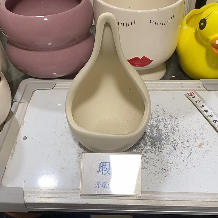 紫砂花盆多肉植物盆瑕疵有孔