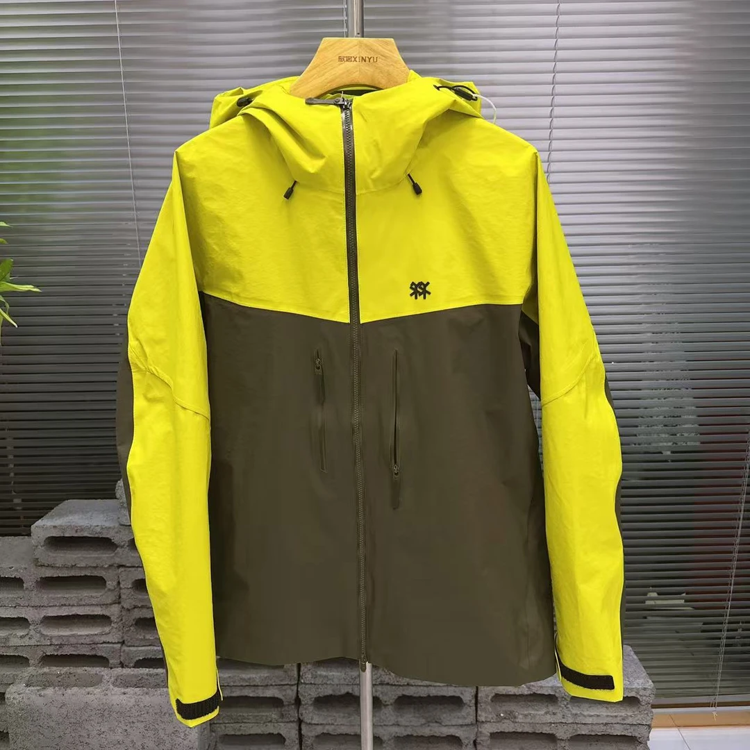 男士春季软壳拉绒冲锋衣90256户外防风时尚运动防水梭织防泼水