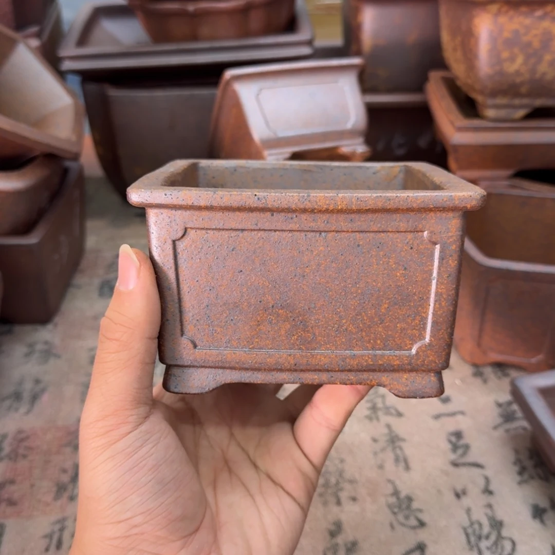 紫砂花盆45号宜兴紫砂正品11x6.5
