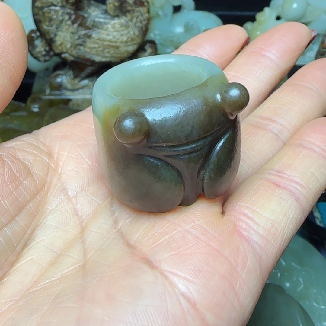 和田玉扳指未镶嵌