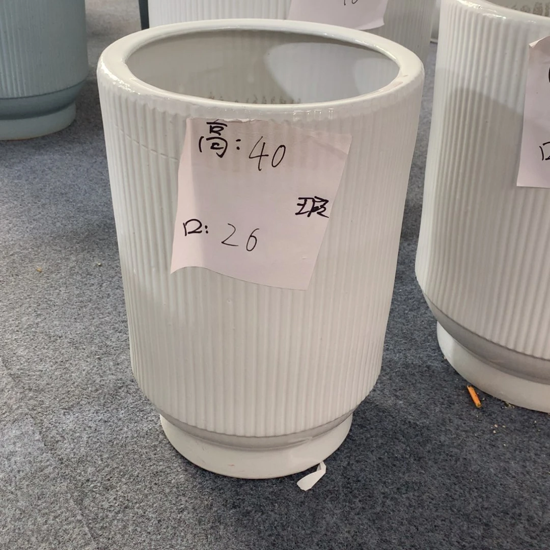 高温陶瓷花盆微瑕